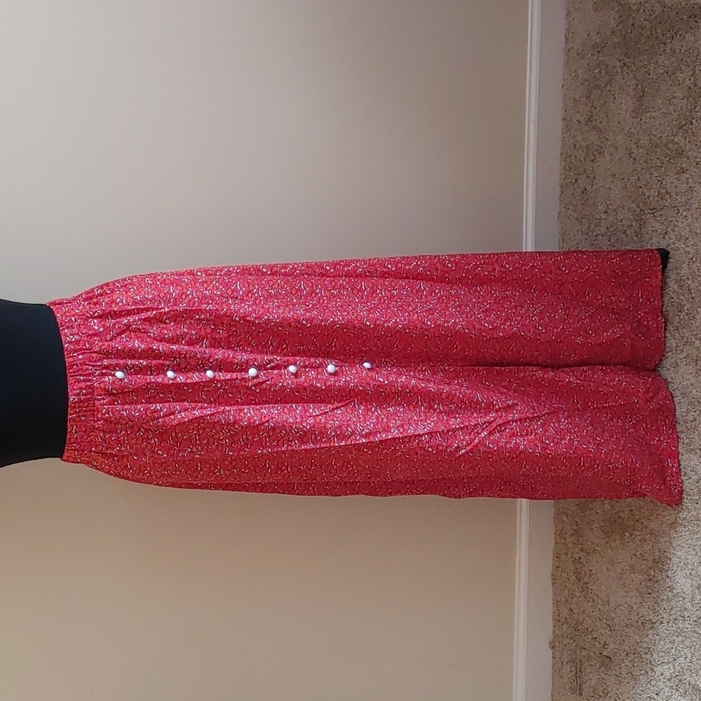 Floral maxi skirt